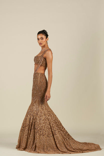 BROWN GOLD OMBRE FISCHUT