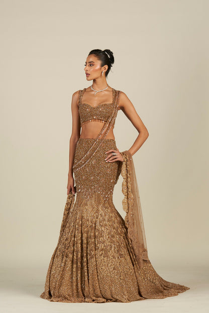 BROWN GOLD OMBRE FISCHUT