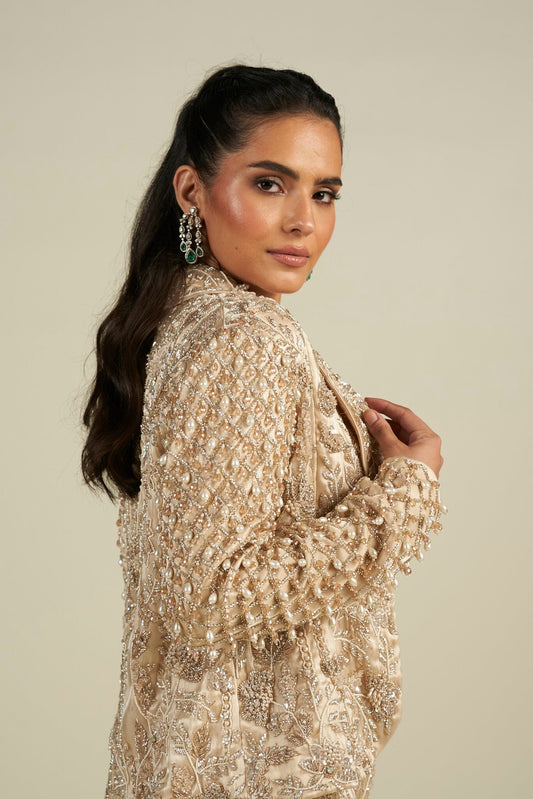 IVORY PANT SUIT SET