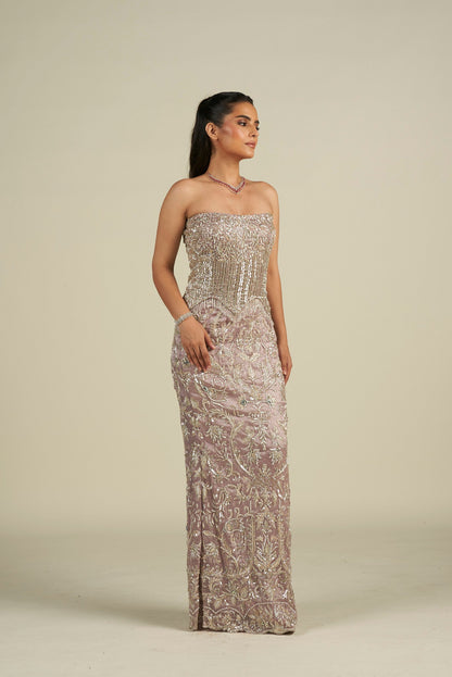 LILAC CORSET SKIRT SET