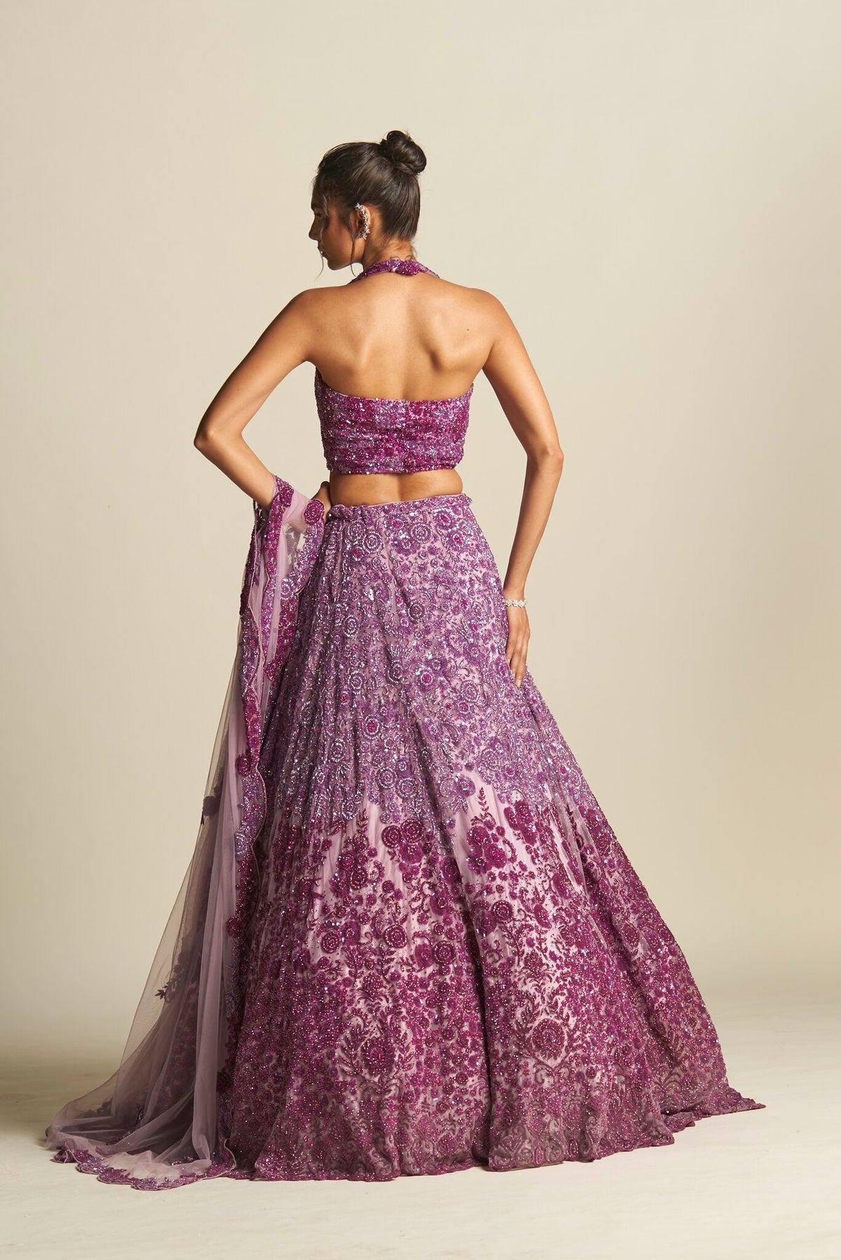 LILAC OMBRE LEHENGA