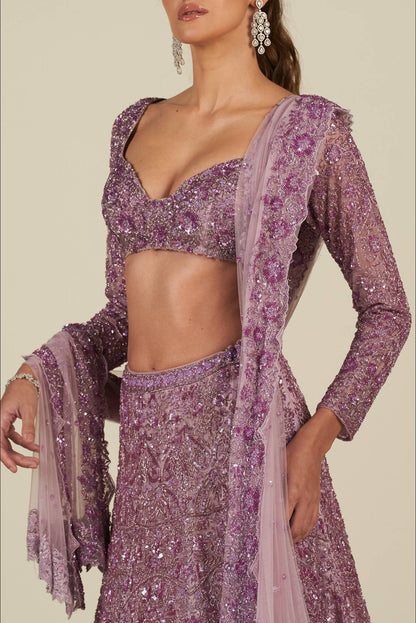 LAVENDER LEHENGA