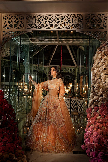 engagement lehenga