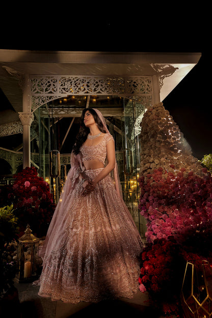 light pink lehenga