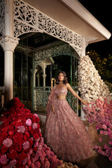 pink lehenga for wedding
